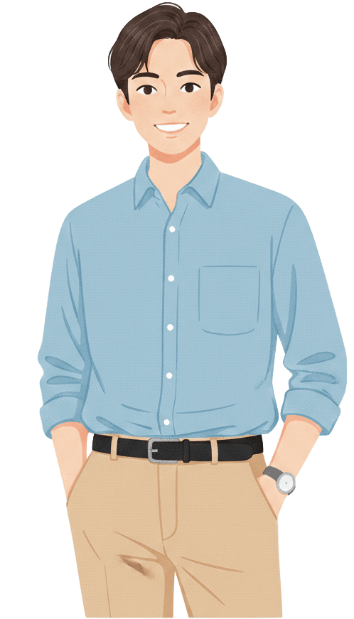 男性会員イラスト